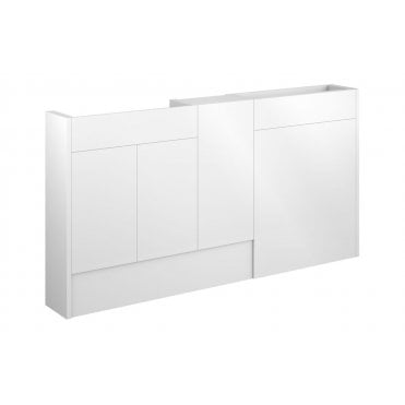 Livorna 1536mm Slim Basin  WC and 1 Door Unit Pack (Choose finish)