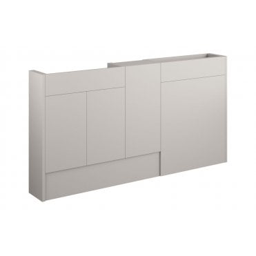 Livorna 1536mm Slim Basin  WC and 1 Door Unit Pack (Choose finish)