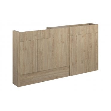 Livorna 1536mm Slim Basin  WC and 1 Door Unit Pack (Choose finish)