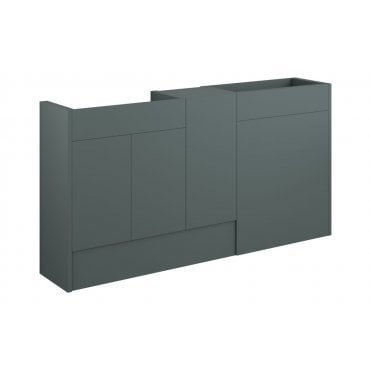Livorna 1536mm Standard Basin  WC and 1 Door Unit Pack (Choose finish)