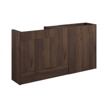 Livorna 1536mm Standard Basin  WC and 1 Door Unit Pack (Choose finish)