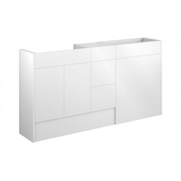 Livorna 1536mm Standard Basin  WC and 3 Drawer Unit Pack (Choose finish)