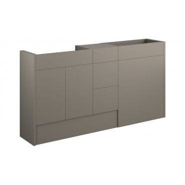 Livorna 1536mm Standard Basin  WC and 3 Drawer Unit Pack (Choose finish)