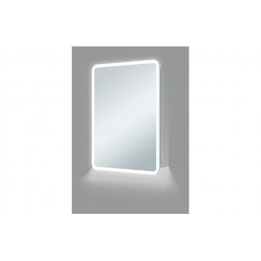 Mantua 500mm 1 Door LED Mirrored Cabinet