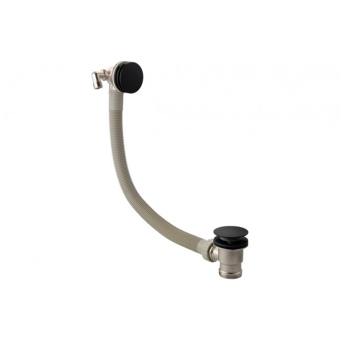 Plumb Warehouse Matt Black Overflow Bath Filler