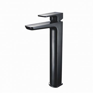 Matt Black Tall Basin Mixer Tap