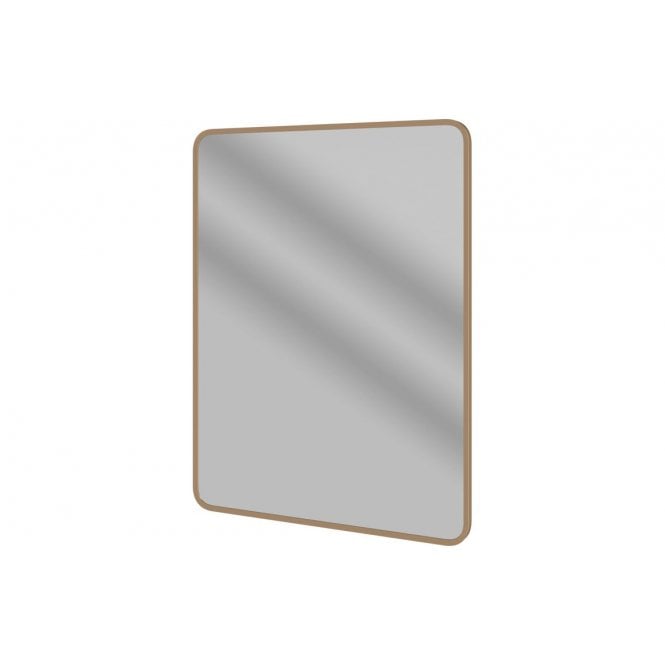 Plumb Warehouse Megenti 600x800mm Rectangle Mirror - Brushed Bronze