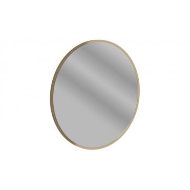 Megenti Round Mirror - Brushed Bronze