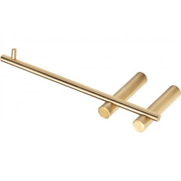 Moncalieri Toilet Roll Holder - Brushed Brass