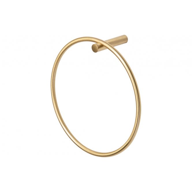 Plumb Warehouse Moncalieri Towel Ring - Brushed Brass