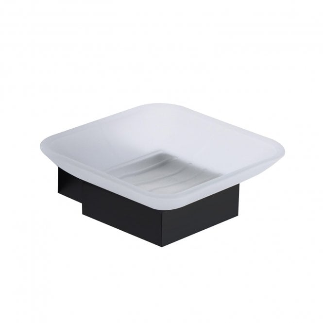 Plumb Warehouse Mono Matt Black Soap Dish Holder