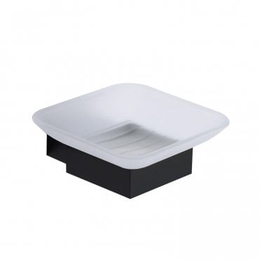 Mono Matt Black Soap Dish Holder
