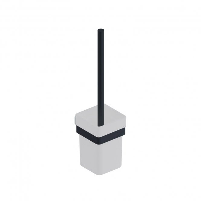 Plumb Warehouse Mono Matt Black Toilet Brush Set
