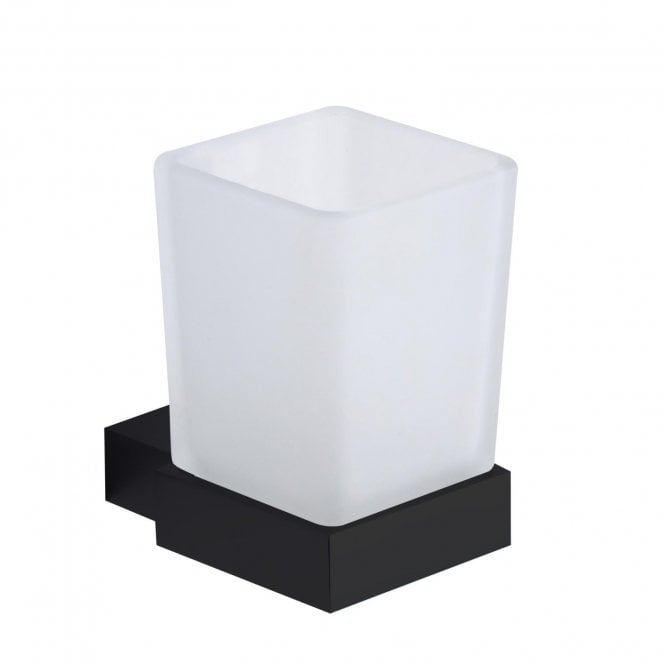 Plumb Warehouse Mono Matt Black Tumbler Holder