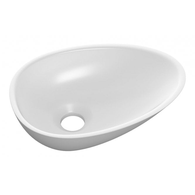 Plumb Warehouse Montecelio 320x220mm Mini Resin Washbowl, White