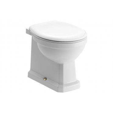 Mugello Back To Wall WC & Soft Close Seat w/Brushed Brass Finishes