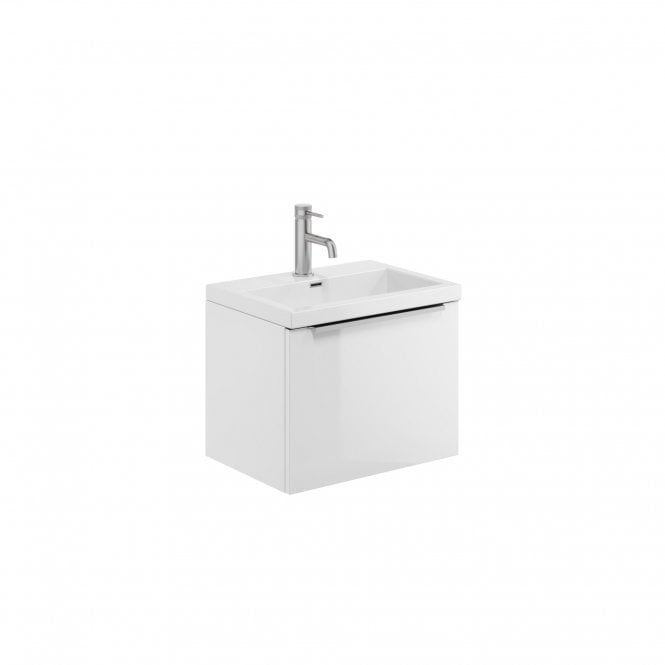 Plumb Warehouse Muro 500mm Wall Hung Vanity Unit With Basin