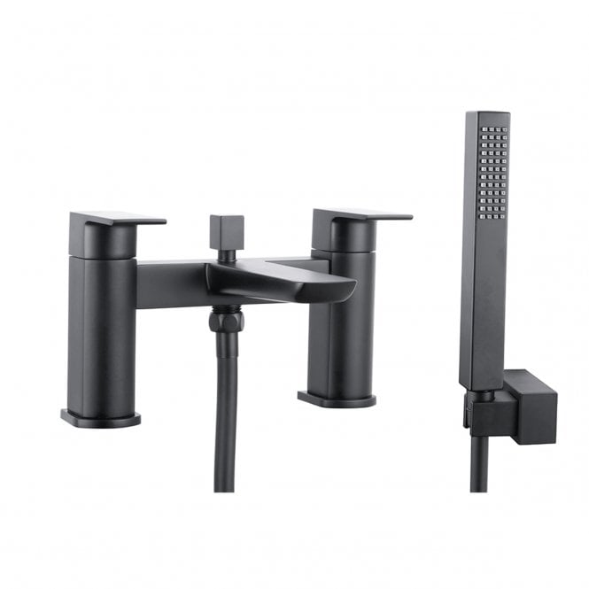 Plumb Warehouse Muro Matt Black Bath Shower Mixer Tap
