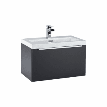 Muro Wall Hung Vanity Unit With Basin (Select size and finish)