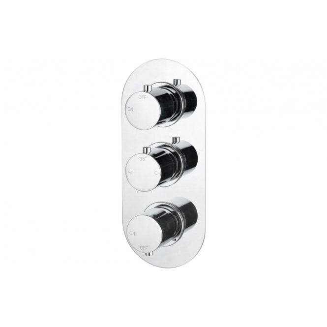 Plumb Warehouse Okbia Thermostatic Triple Shower Valve