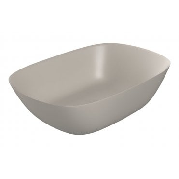 Ortona 460x320mm Resin Washbowl, Latte