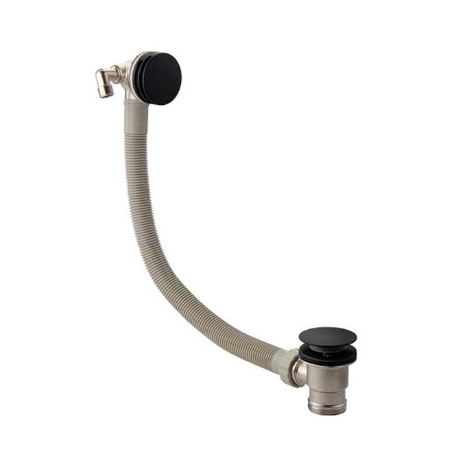 Plumb Warehouse  Overflow Bath Filler with Sprung Plug Waste