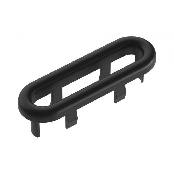 Plumb Warehouse Overflow Oval Ring Tilia - Matt Black