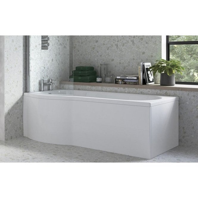 Plumb Warehouse P Shape Bath Panel 1700mm