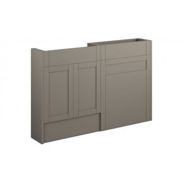 Perugio 1236mm Slim Basin and WC Unit Pack (Choose finish)