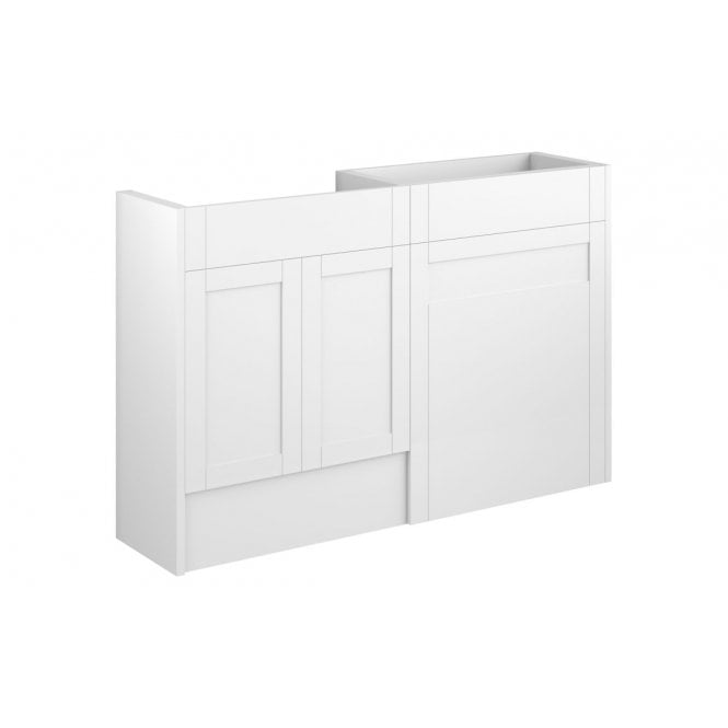 Plumb Warehouse Perugio 1236mm Standard Basin and WC Unit Pack (Choose finish)