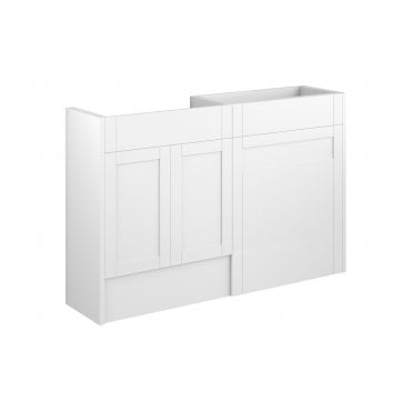 Perugio 1236mm Standard Basin and WC Unit Pack (Choose finish)