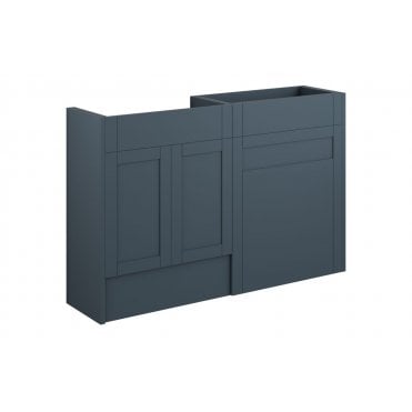 Perugio 1236mm Standard Basin and WC Unit Pack (Choose finish)