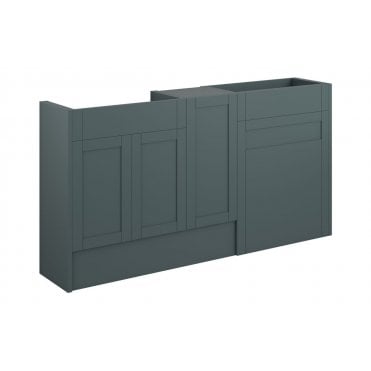 Perugio 1536mm Standard Basin  WC and 1 Door Unit Pack (Choose finish)