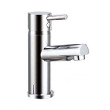 Plumb Warehouse Pin Mini Mono Basin Mixer Tap With Waste - Chrome
