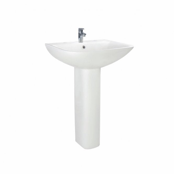 Plumb Warehouse Porto White Full Pedestal