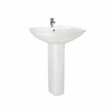Porto White Full Pedestal