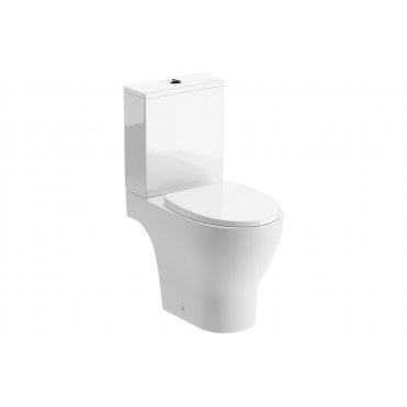Potenze Rimless Close Coupled Part Shrouded WC & Soft Close Seat