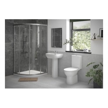 Potenzi Full Suite with 900mm 2 Door EasyFit Quadrant & Tray