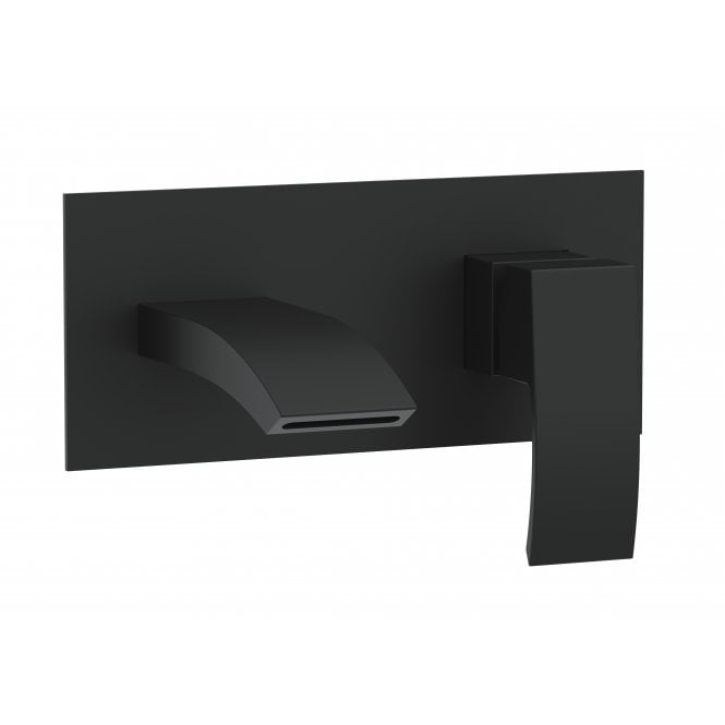 Plumb Warehouse Psi Electroplated Wall Mounted Bath Filler - Black