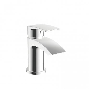 Psi Mini Mono Basin Mixer with Pop Up Waste - Chrome