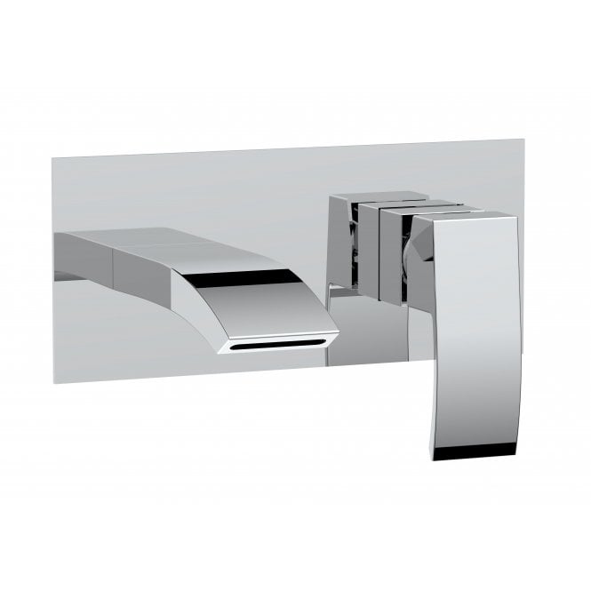 Plumb Warehouse Psi Wall Mounted Bath Filler - Chrome