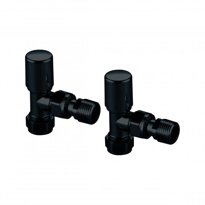 Plumb Warehouse  Radiator Valve Angled 15mm (Pair)