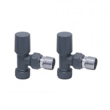 Plumb Warehouse Radiator Valve Angled 15mm (Pair)