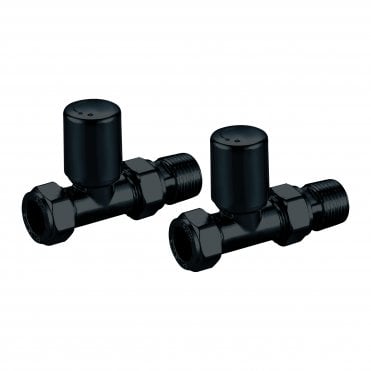 Plumb Warehouse Radiator Valve Straight 15mm (Pair)