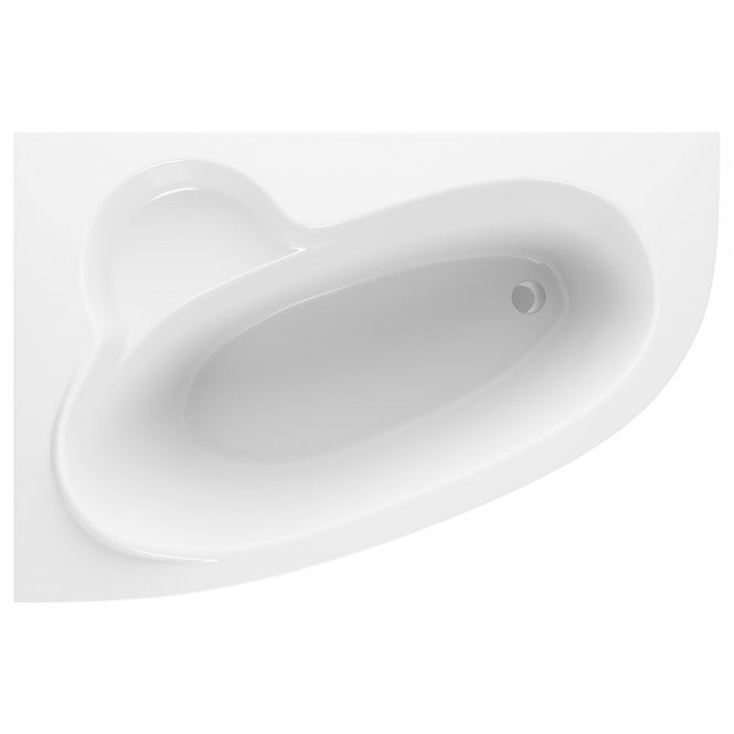 Plumb Warehouse Rapalla 1500x950  Offset Corner Bath & Legs