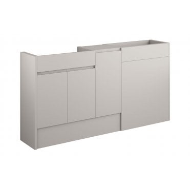 Ravenna 1536mm Standard Basin  WC and 1 Door Unit Pack (Choose finish)