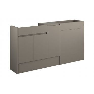 Ravenna 1536mm Standard Basin  WC and 1 Door Unit Pack (Choose finish)