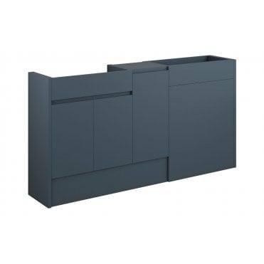 Ravenna 1536mm Standard Basin  WC and 1 Door Unit Pack (Choose finish)