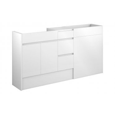 Ravenna 1536mm Standard Basin  WC and 3 Drawer Unit Pack (Choose finish)