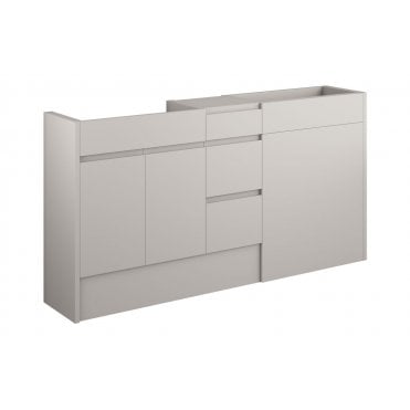 Ravenna 1536mm Standard Basin  WC and 3 Drawer Unit Pack (Choose finish)